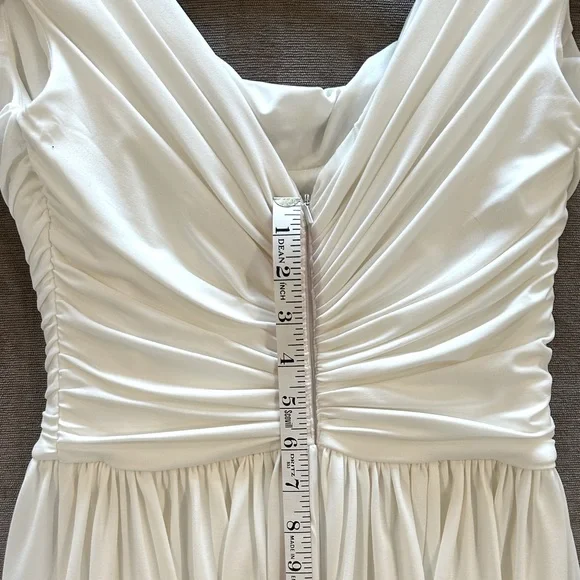 🤍3xHP🤍 Gorgeous White Cocktail Dress - Picture 16 of 16